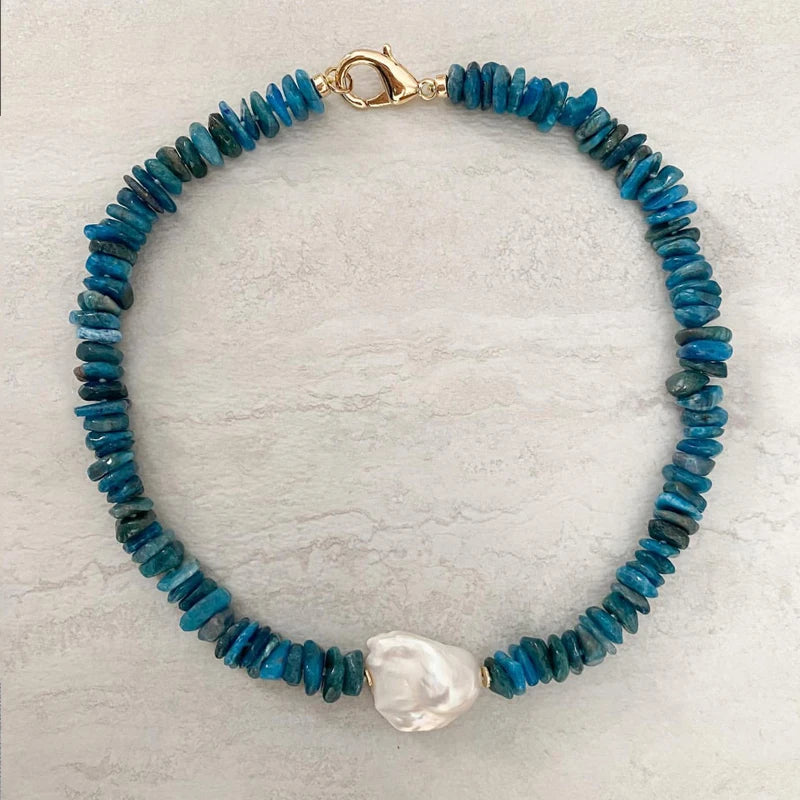 Natural Baroque Pearl Pendant Necklace