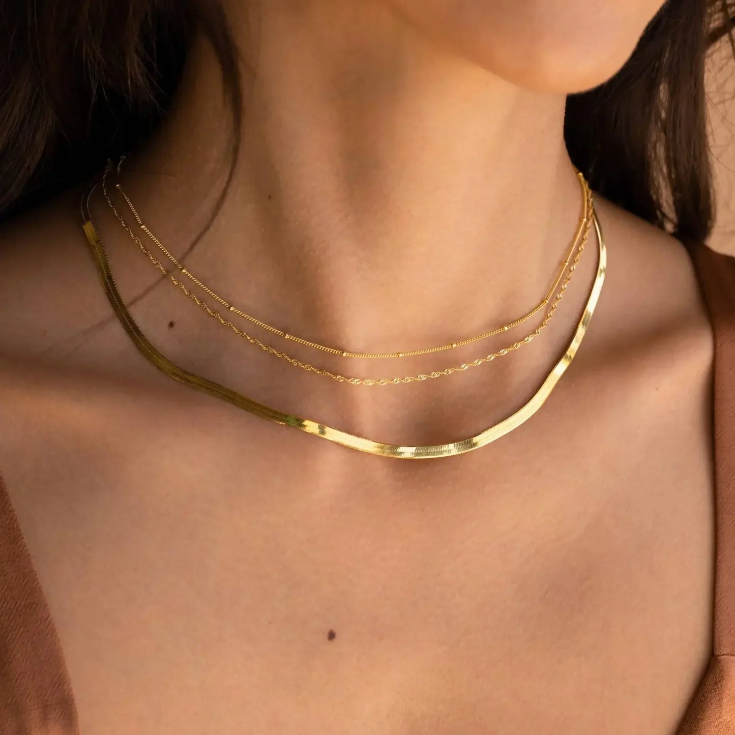Hot Selling Water Droplet Layered Necklace