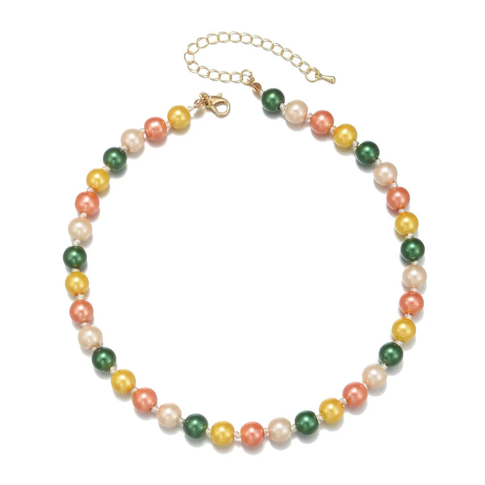 Pearl Beards Choker Necklace