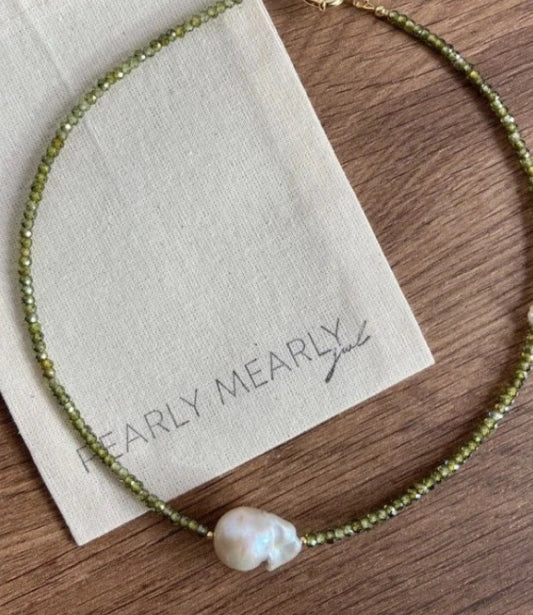 Natural Baroque Pearl Pendant Necklace