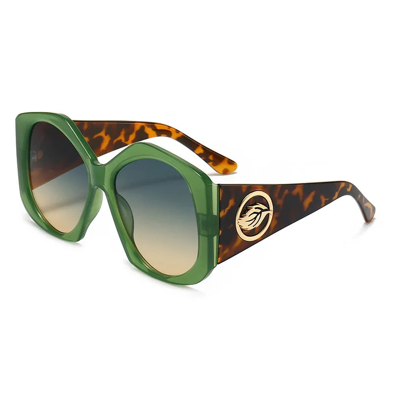 Color-contrast Oval Stripes - UV400