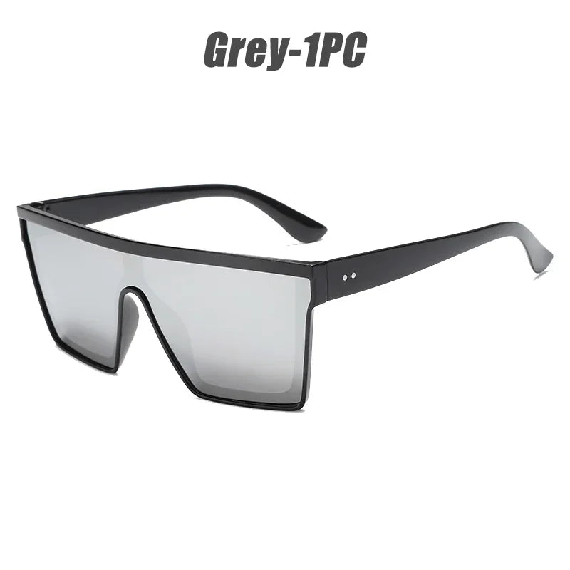Retro cyberpunk Color Film Sunglasses