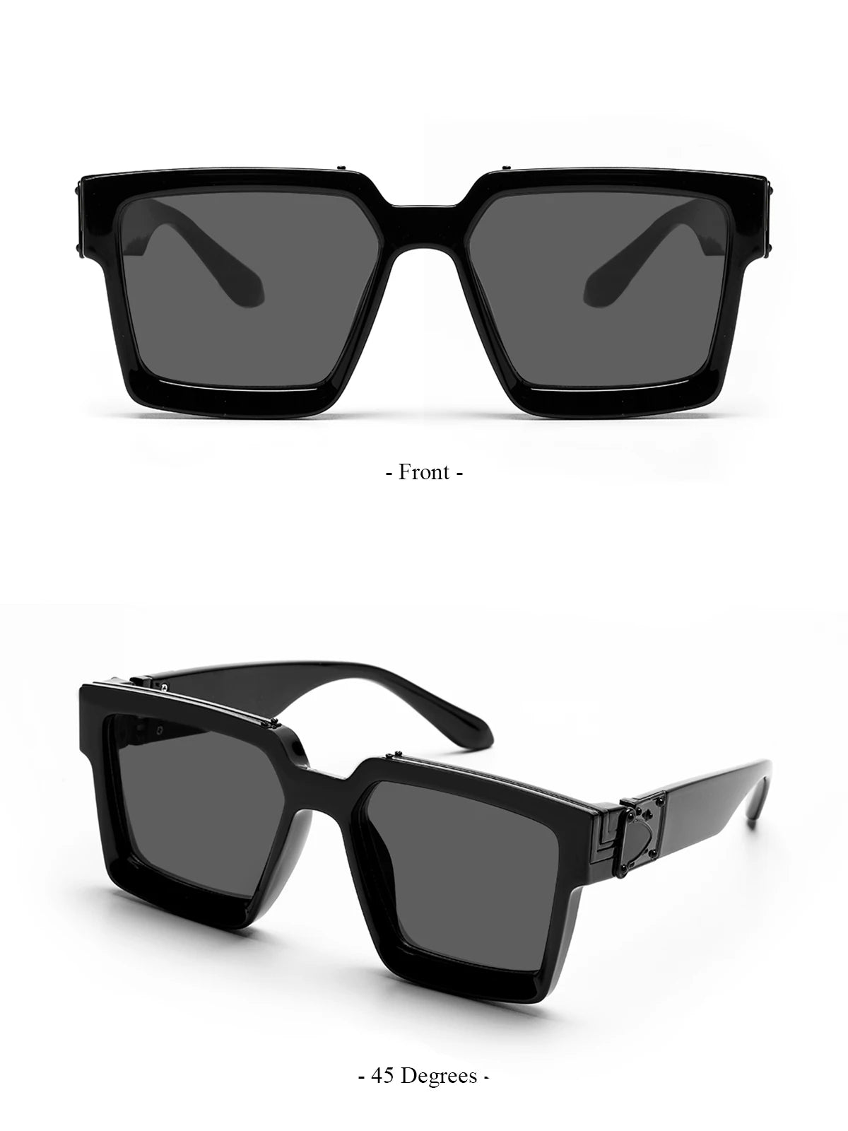 Square Millionaire Shades Luxury Sunglasses