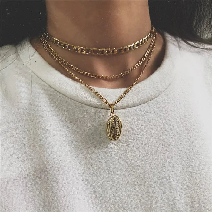 Boho Multi-element Crystal Necklaces