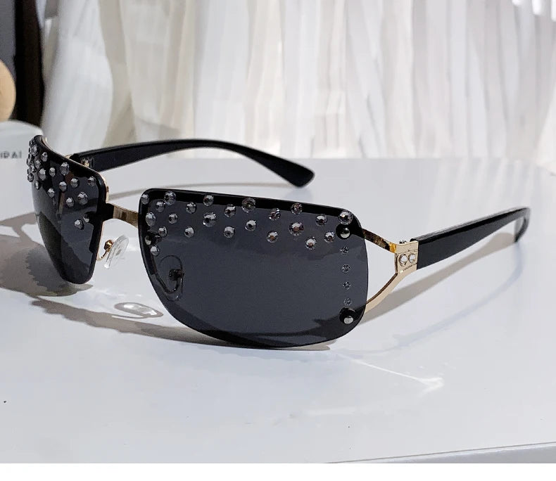 Handmade Diamond Frameless Sunglasses