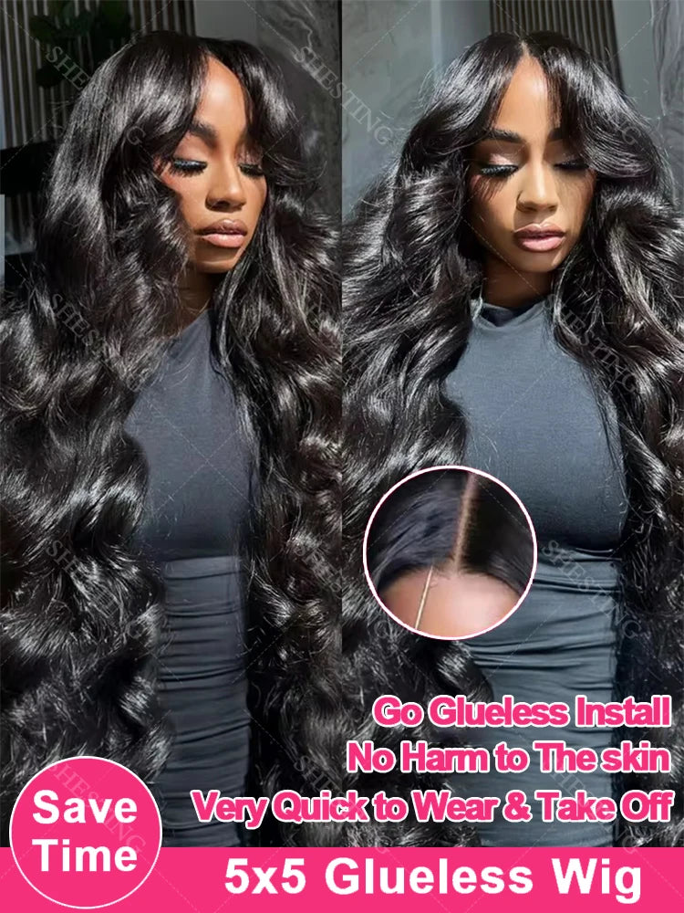 13x4 Body Wave Lace Front| 200% Water Wave Pre Plucked | 5x5 Closure Glueless