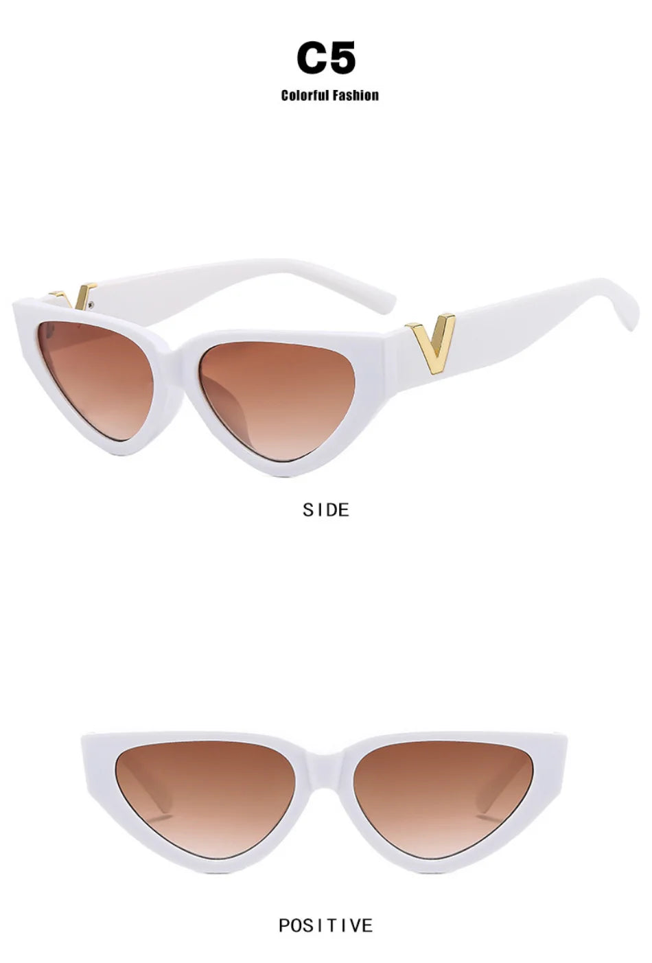Luxury Vintage Cat Eye Sunglasses