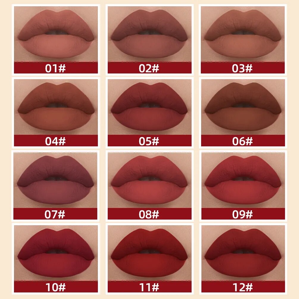 Red Matte Lip Gloss | Liquid Lipstick Nonstick