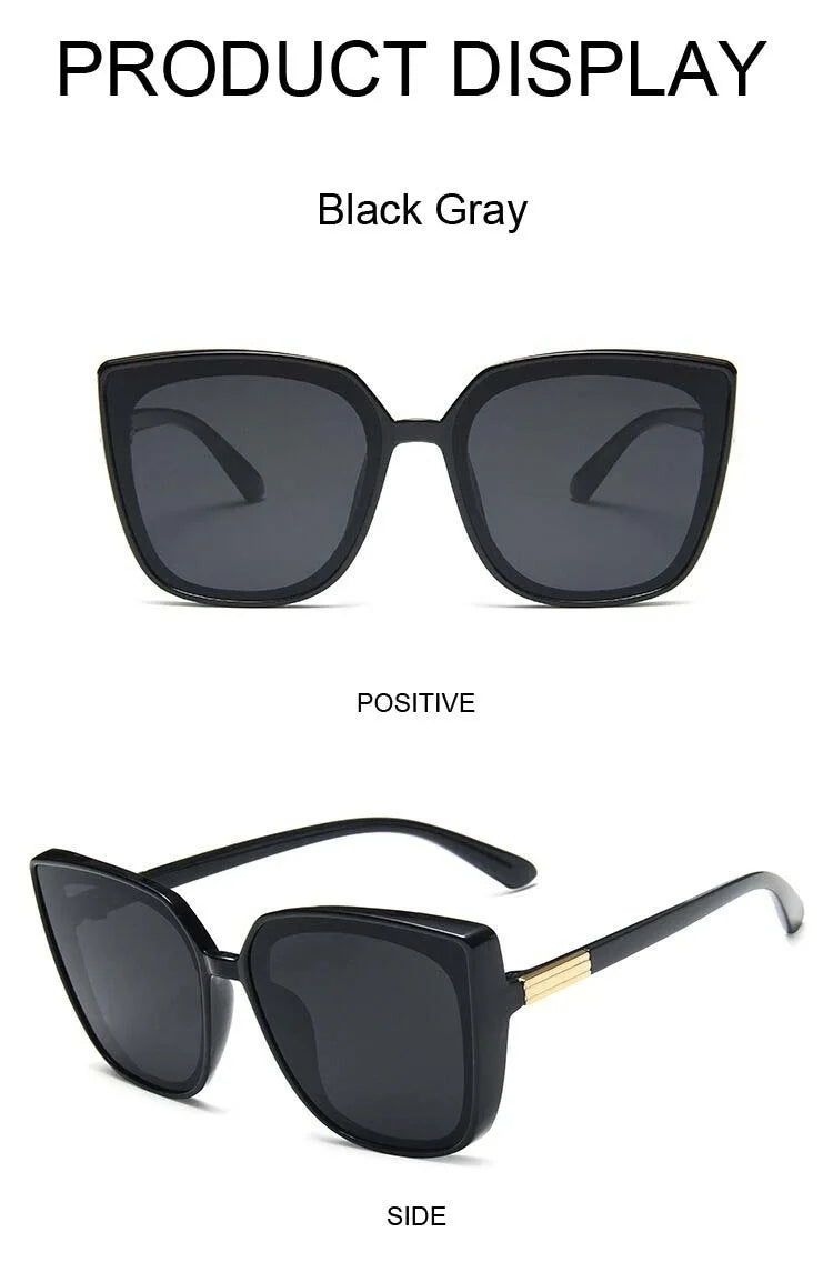 Cat Eye Mirror Sunglasses