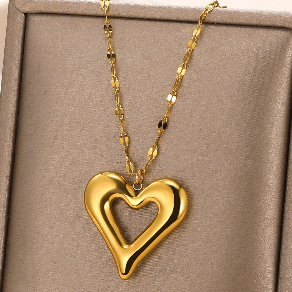Love Heart Pendant Necklaces