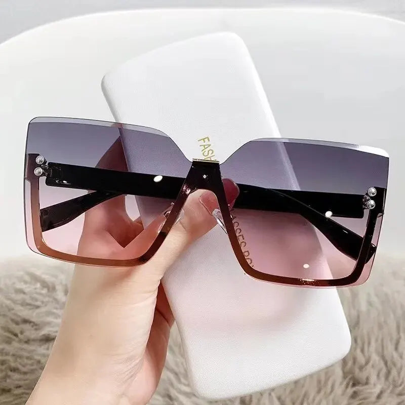 Half-frame Anti-uv Glasses