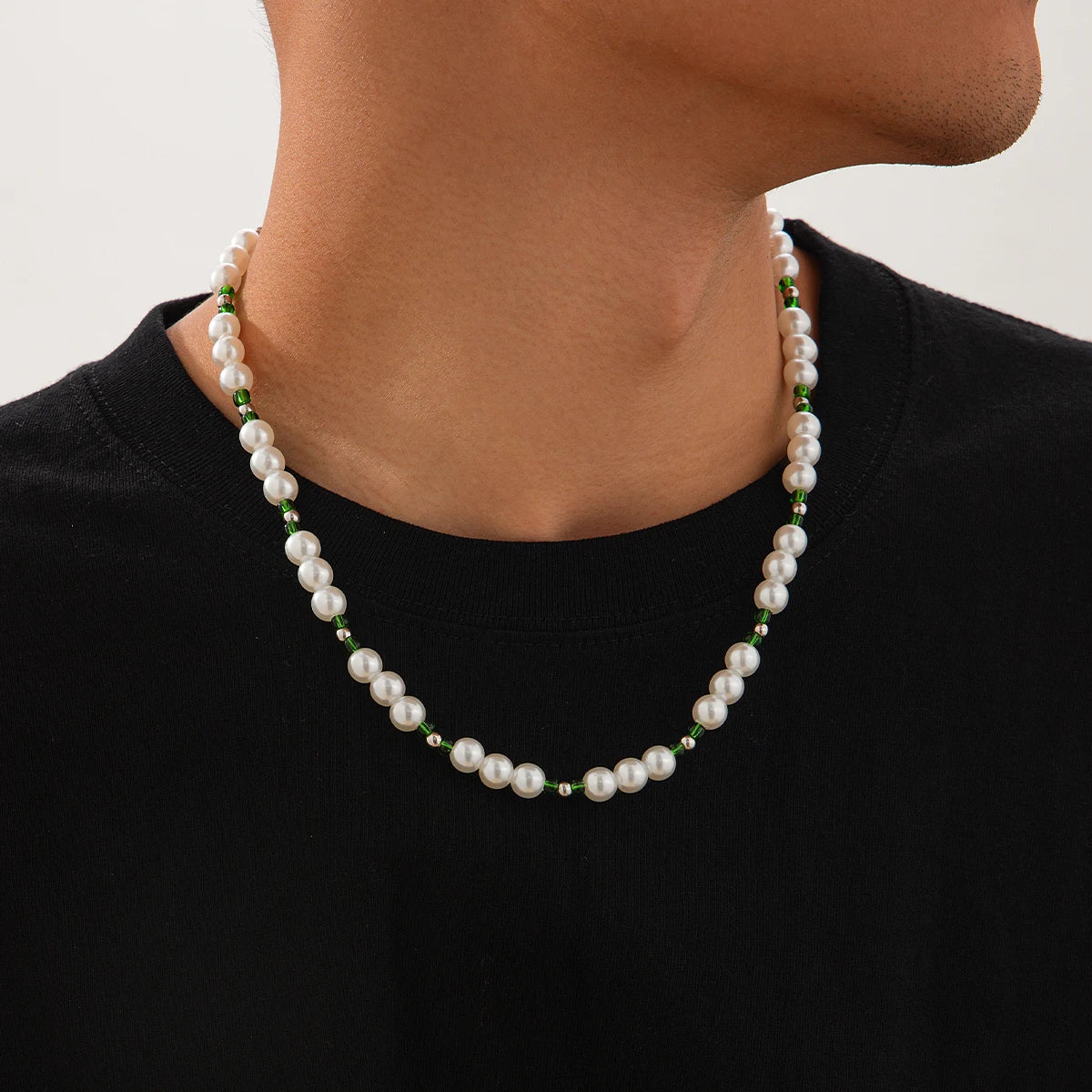 Hip Hop Pearl Necklace