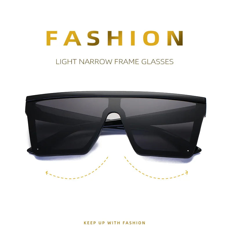 Punk Trendy Square Shade Eyewear UV400