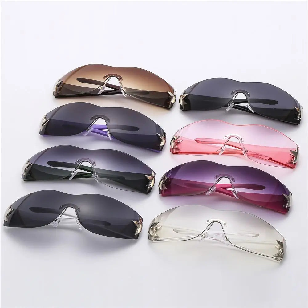 Rimless Punk Luxury Five Star Eyewear