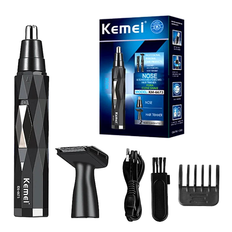 2in1 rechargeable nose hair trimmer | beard trimer | eyebrow trimmer