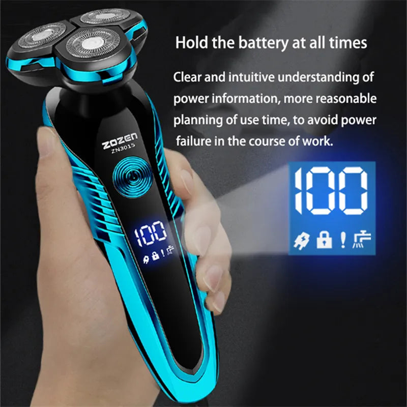 Electric Rechargeable Trimmer Wet-Dry Dual Use