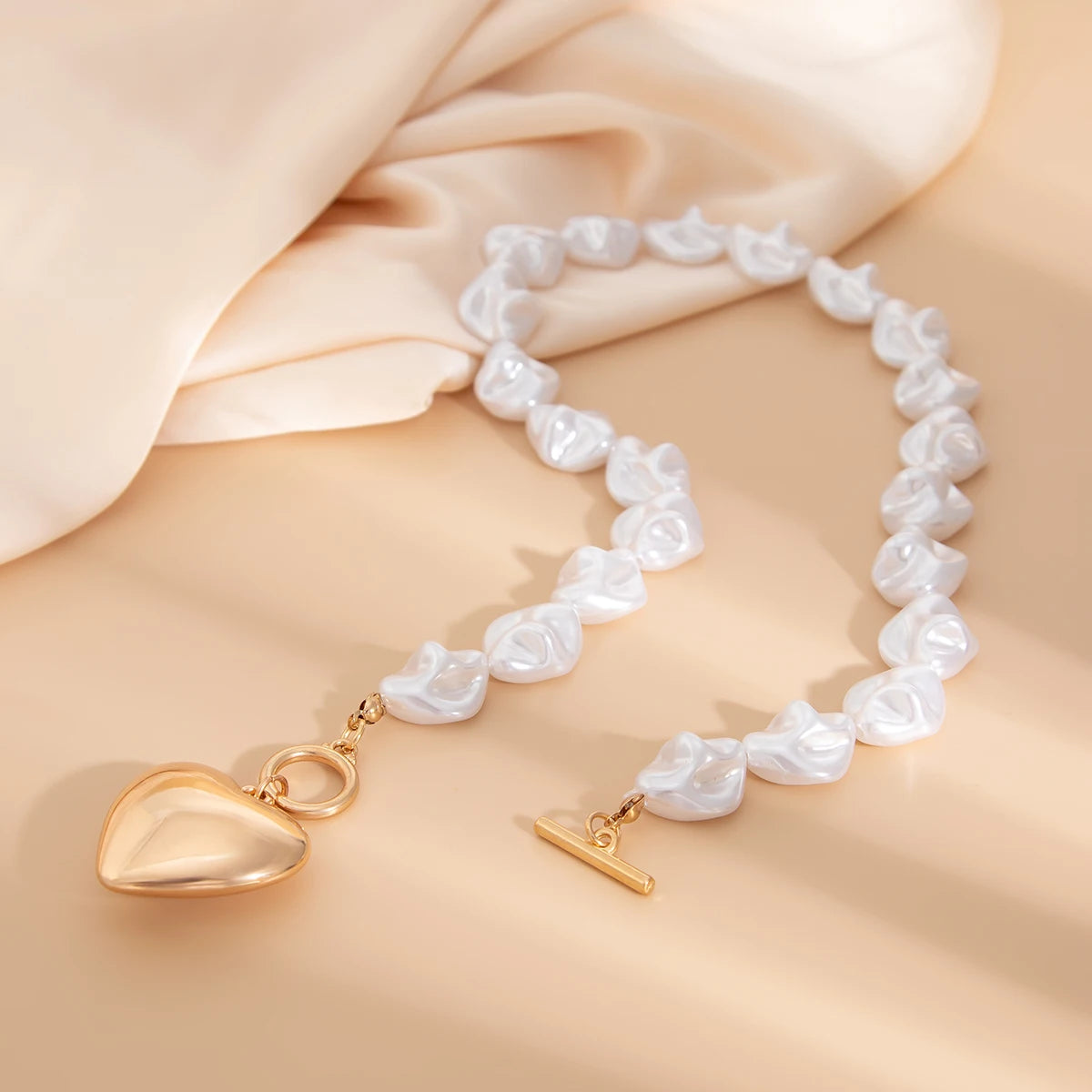Pearl Love Heart Pendant