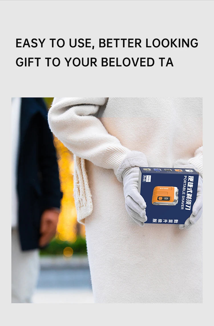 Digital Display Dual Blade Rechargeable Shaver