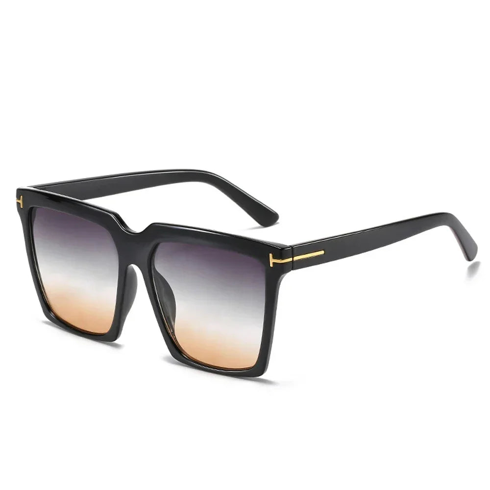Square Vintage Sunglasses UV400