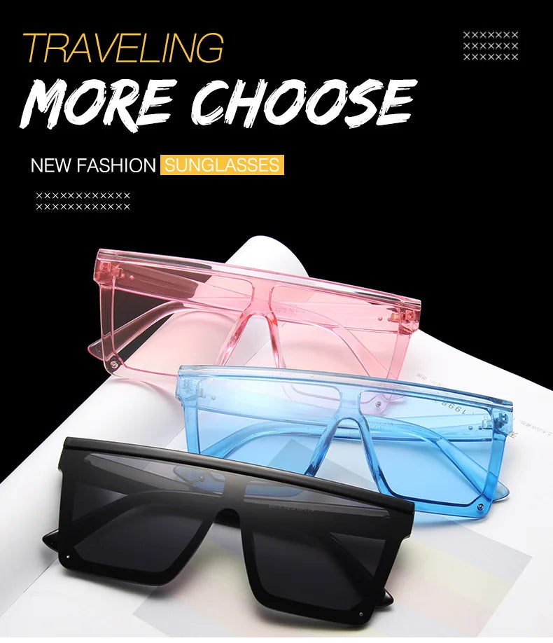 European And American Fashionable Square Sunglasses