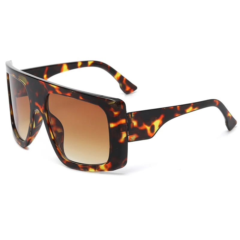 Oversized Punk Cycling Square Sunglasses