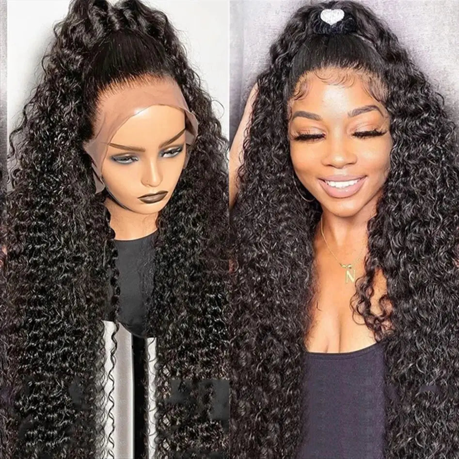 Brazilian Kinky Curly Wigs 100% Human Hair | 13x6 HD Lace Front