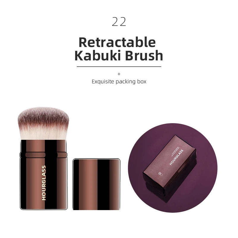 Hourglass Makeup Brushes Powder Foundation | Concealer | Blusher Bronzer | Eye Shadow  |Eyebrow Brush