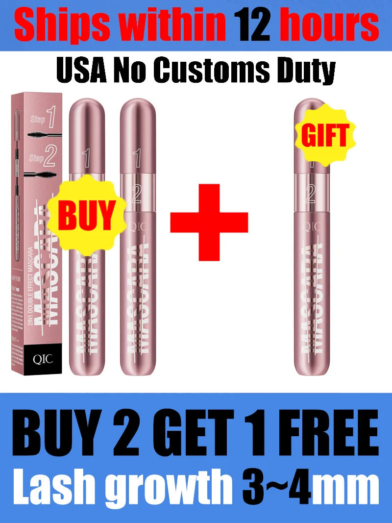New rose gold double-effect mascara