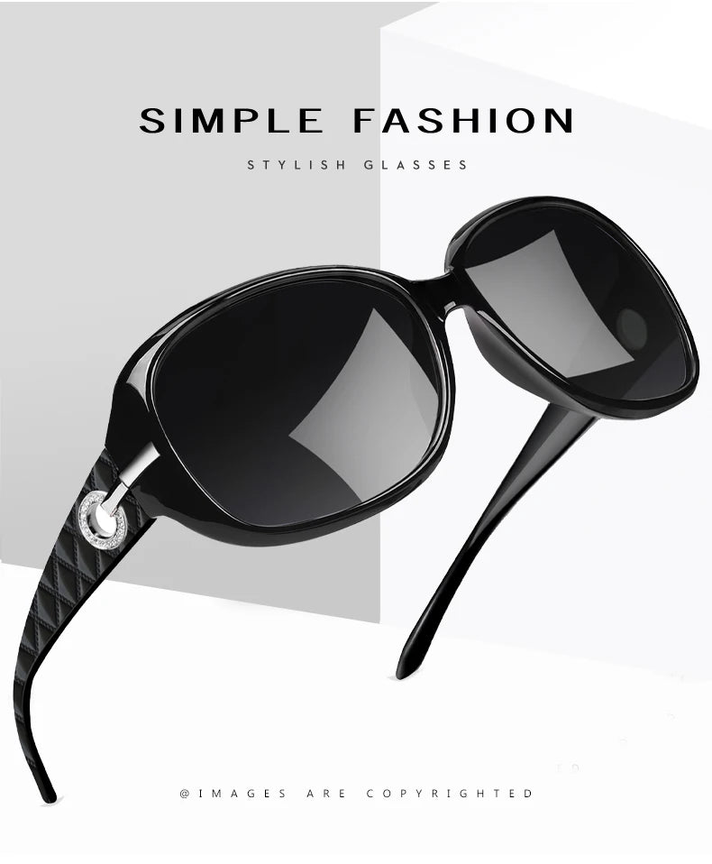 UV400 Retro Diamond Butterfly Sunscreen Glasses