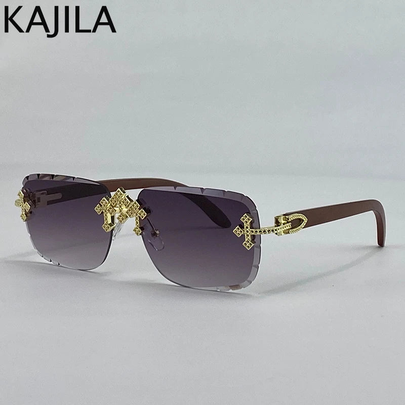 Rimless Square Luxury Shades UV400