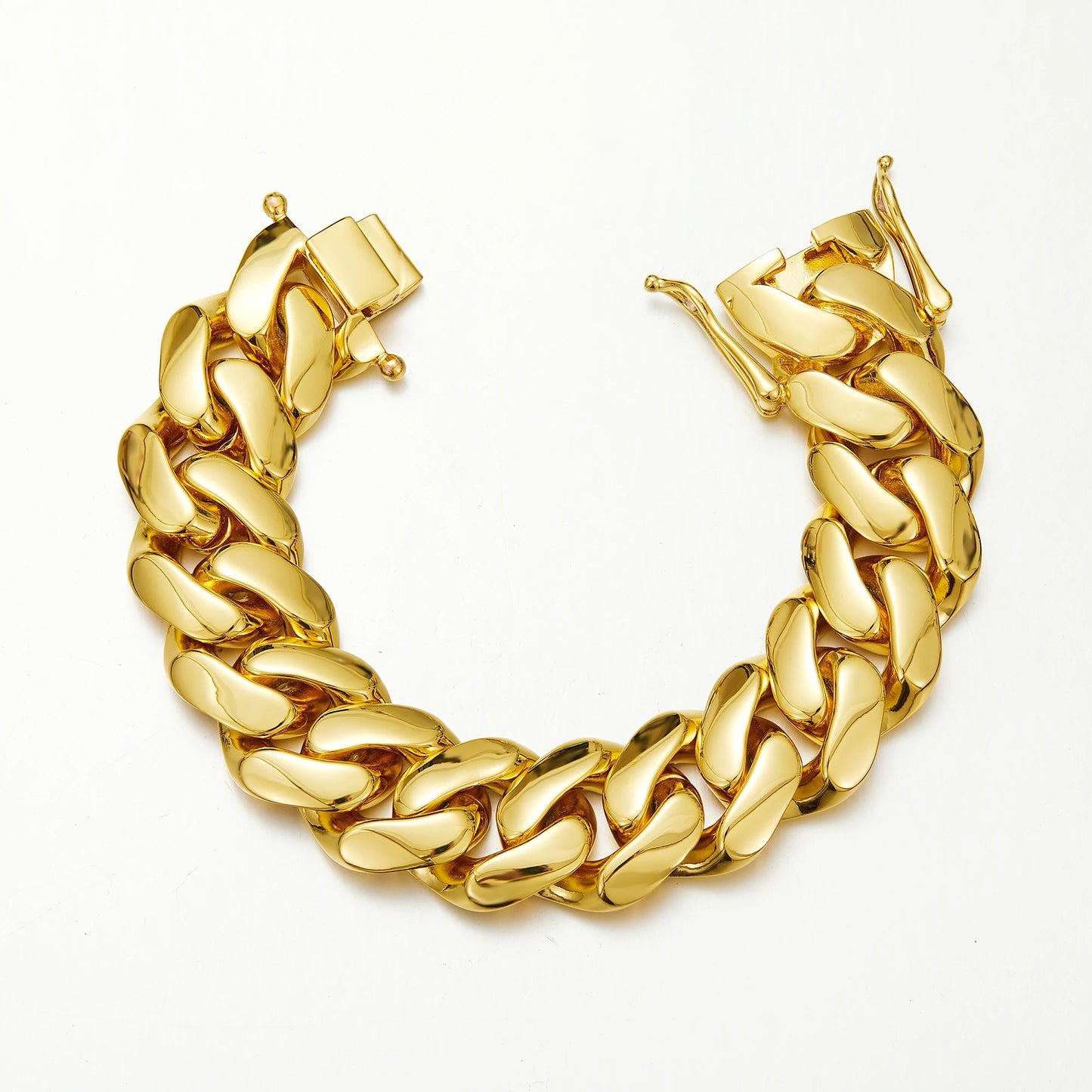 8k Gold-plated Cuban Miami Link Chain Necklaces