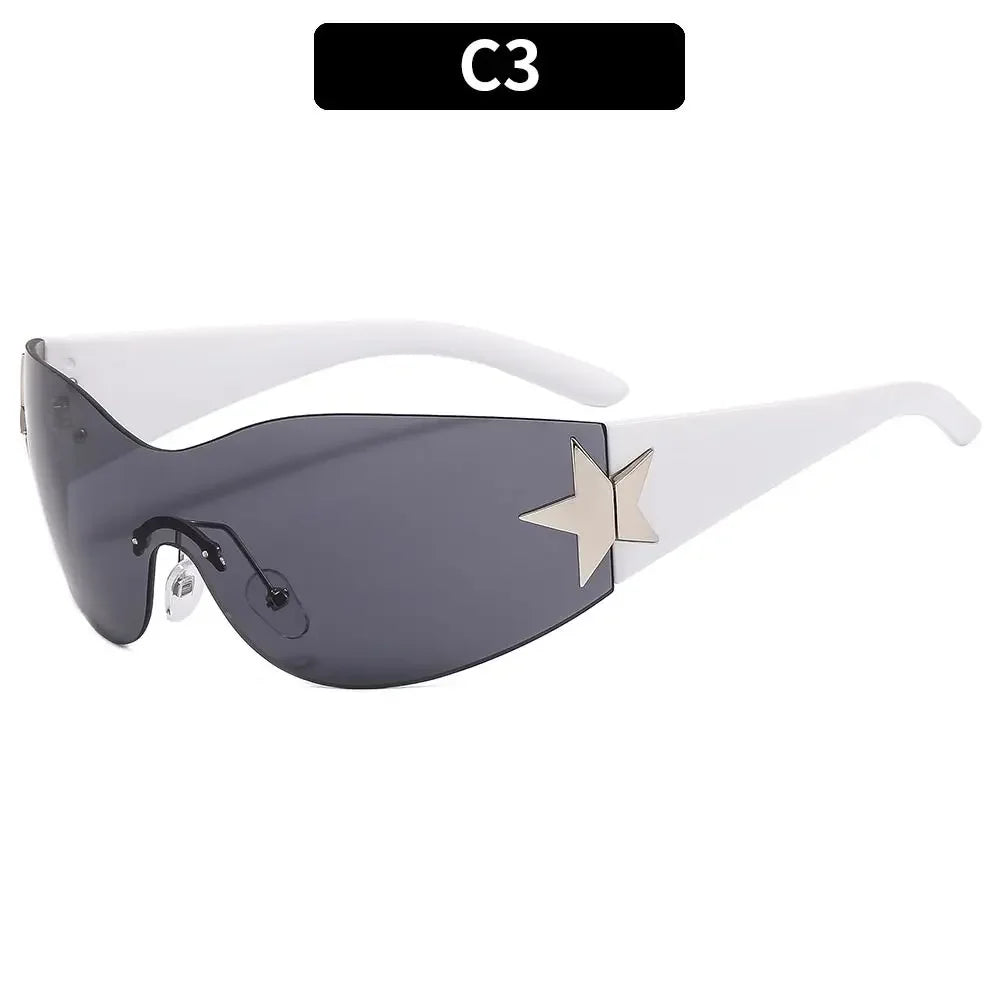 Rimless Punk Luxury Five Star Eyewear
