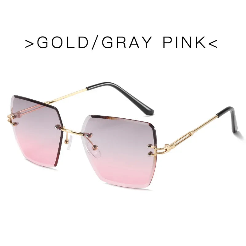 Rimless Luxury Vintage Summer Style