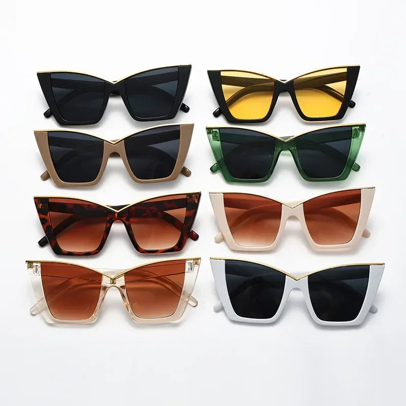 Cat Eye Square Retro Shades
