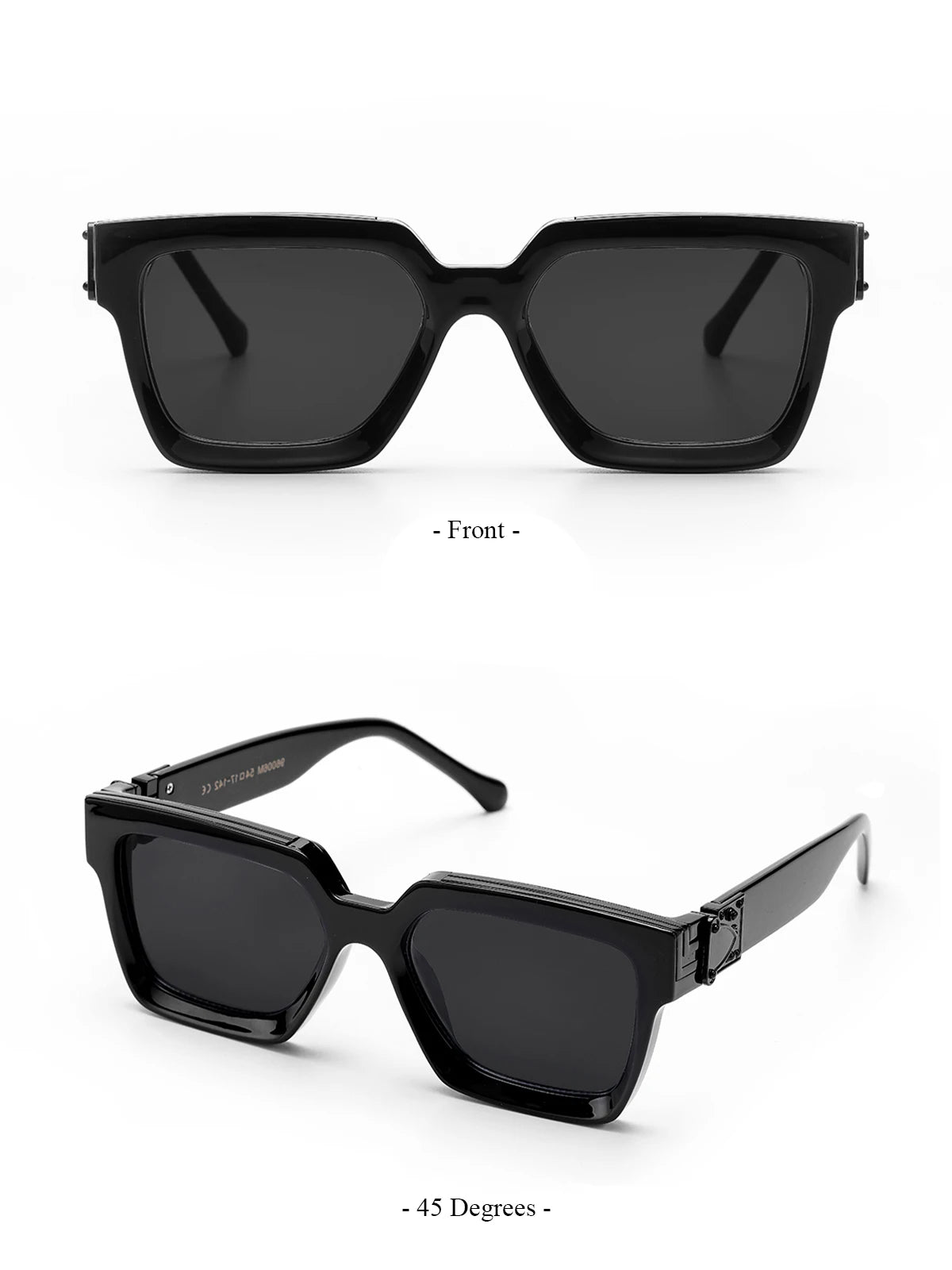 Square Millionaire Shades Luxury Sunglasses