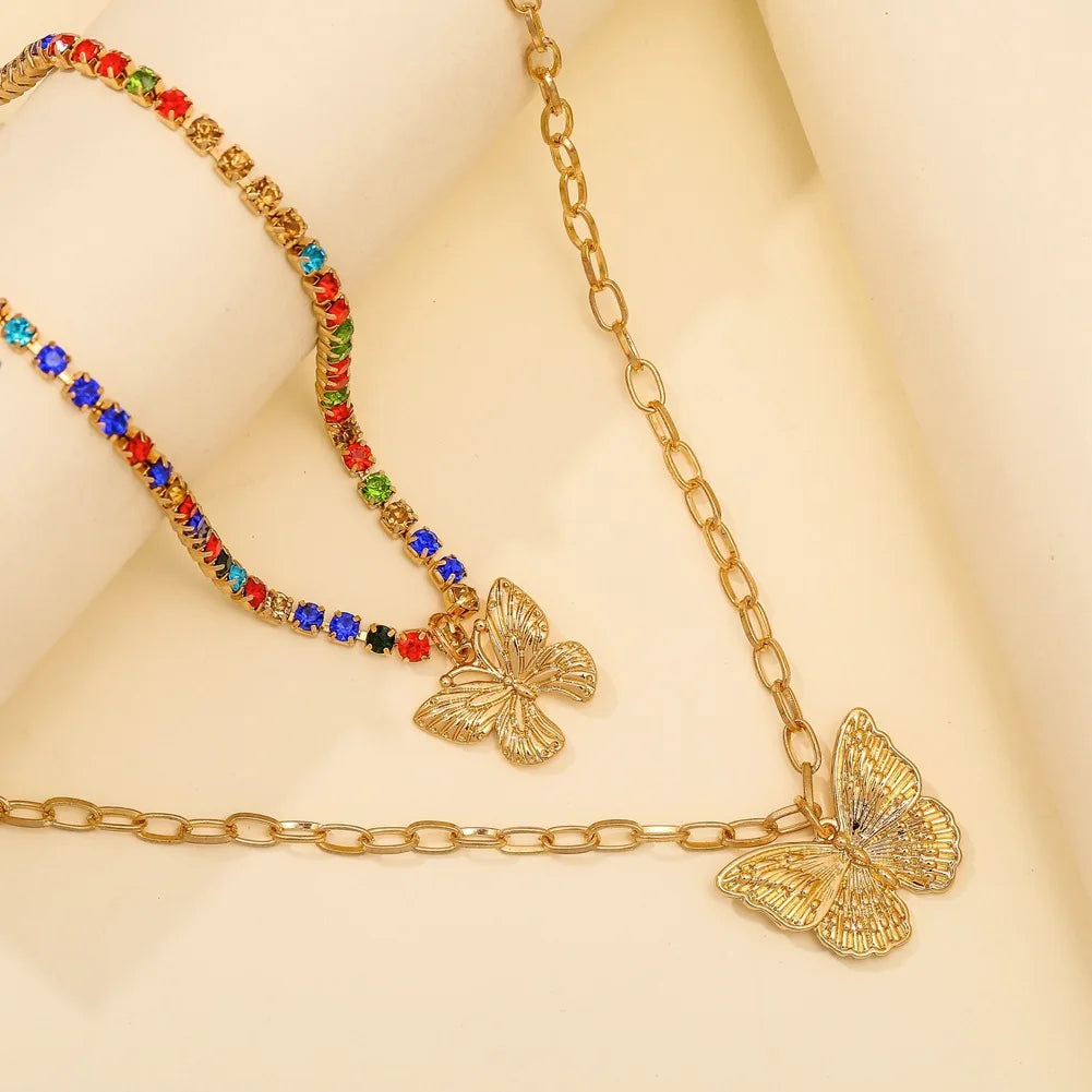 Butterfly Aesthetic Charms  Ncklace