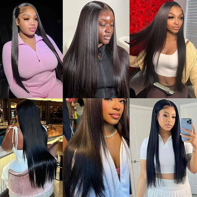 13x6 Straight Lace Front | Brazilian Virgin Hair Straight Wigs