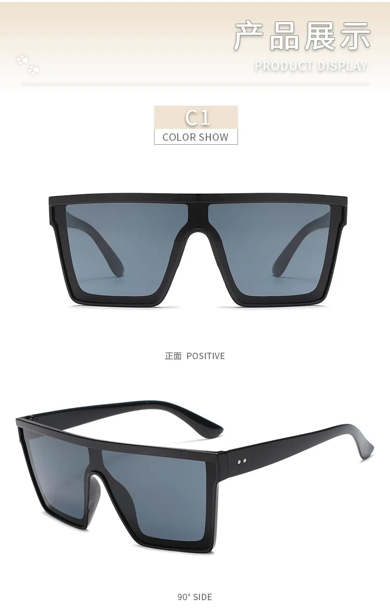 UV400 Square Sunglasses Eyewear