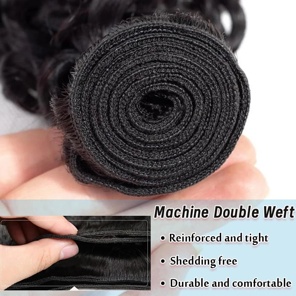 100% Remy Human Hair Extensions 1/3/4pcs/lot