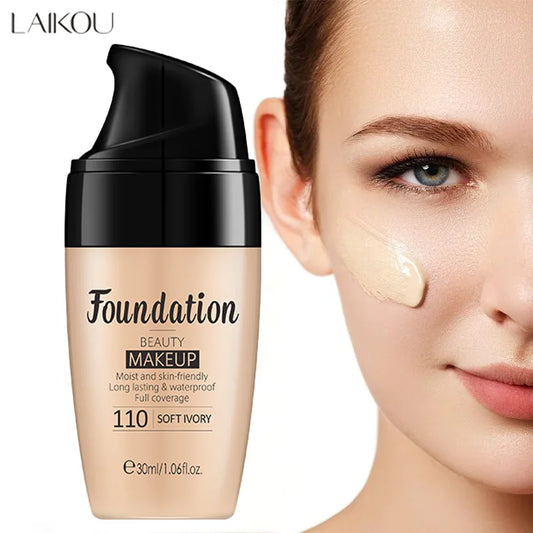 Liquid Foundation Moisturizing Long Lasting Natural Brighten