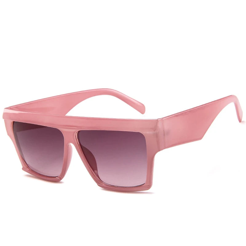 Unisex UV400 Square One-Piece Outdoor Eyeglasses