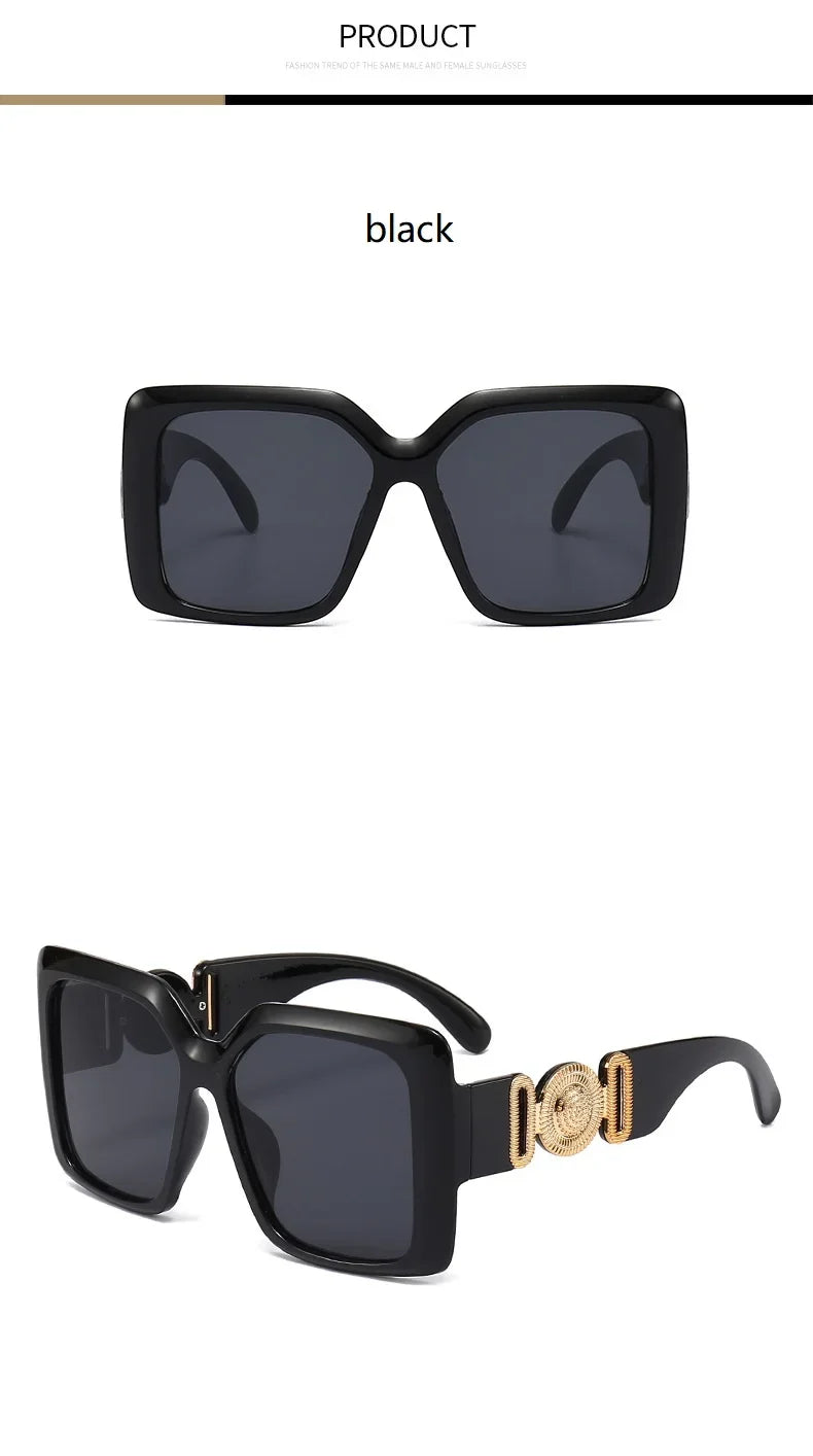 Big Square Design Luxury Vintage Eyewear