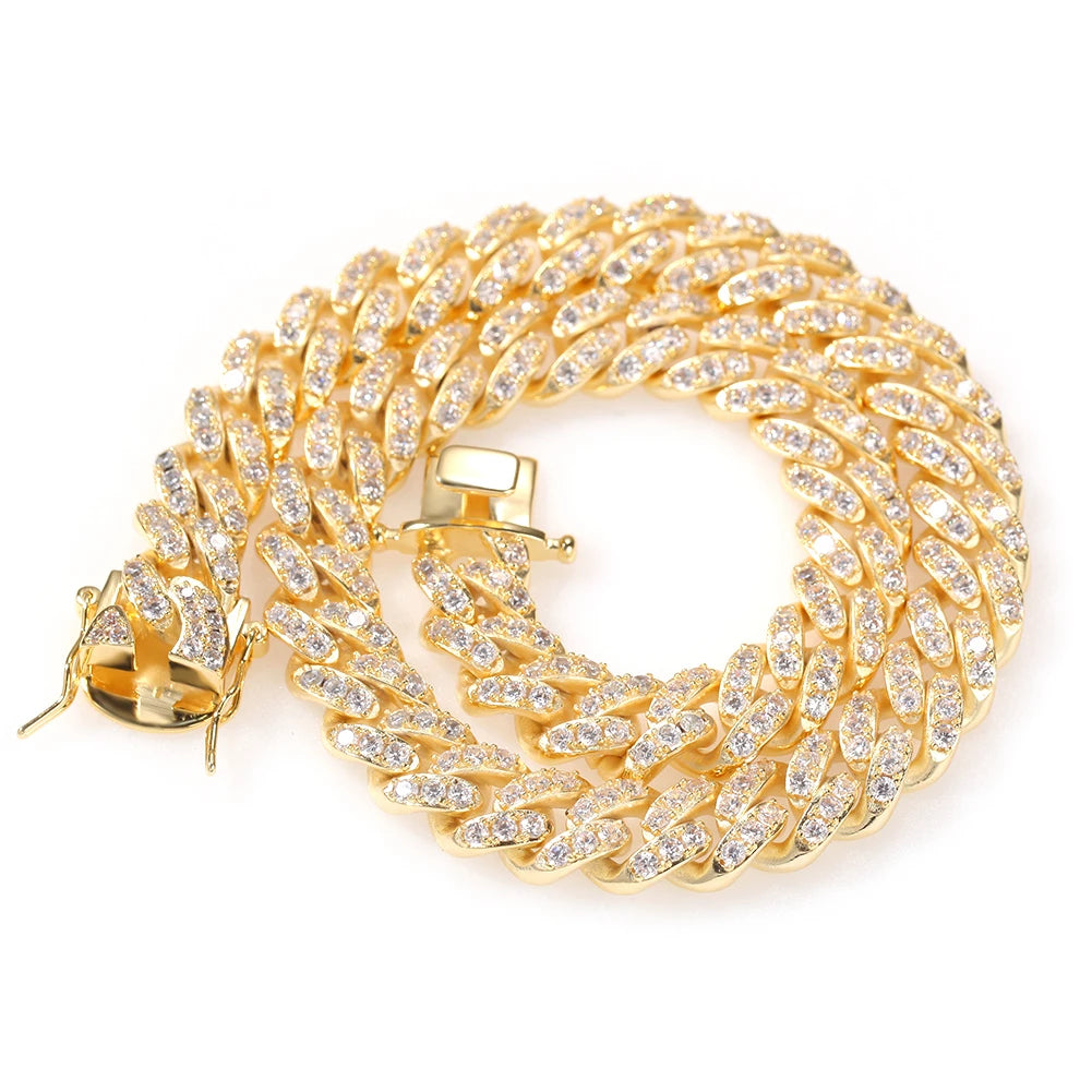 Cuban Chain Fully Iced Out AAA+ CZ