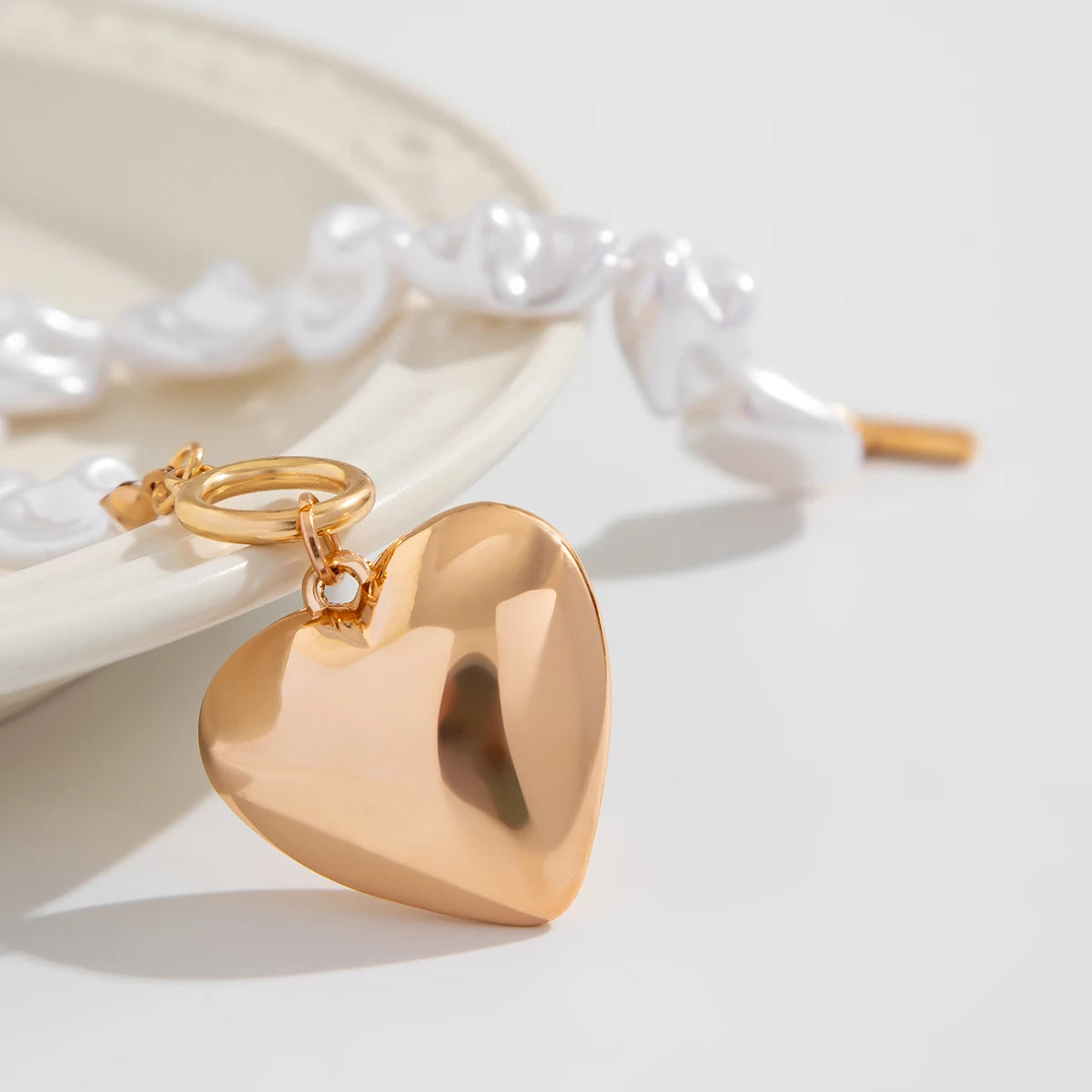 Pearl Love Heart Pendant