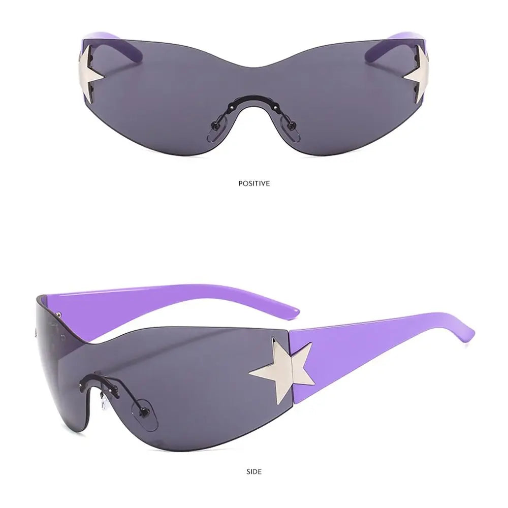 Rimless Punk Luxury Five Star Eyewear