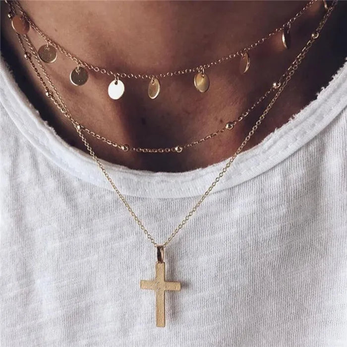 Boho Multi-element Crystal Necklaces