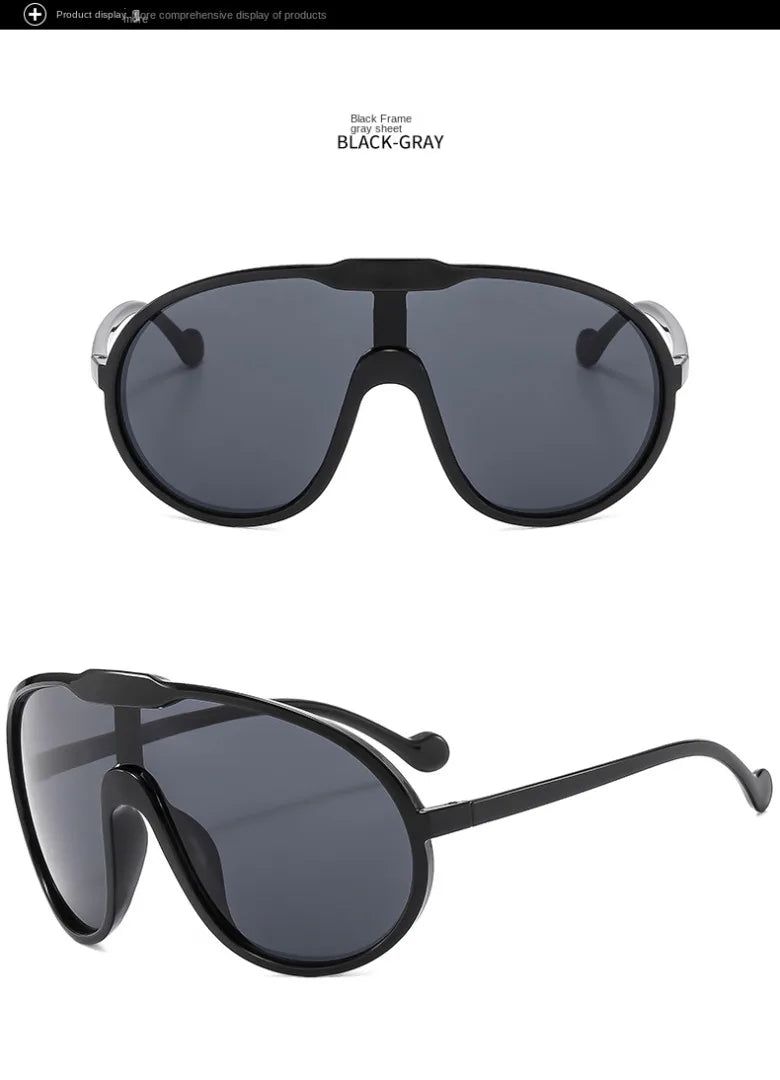 Trendy Oversized Pilot Sunglasses