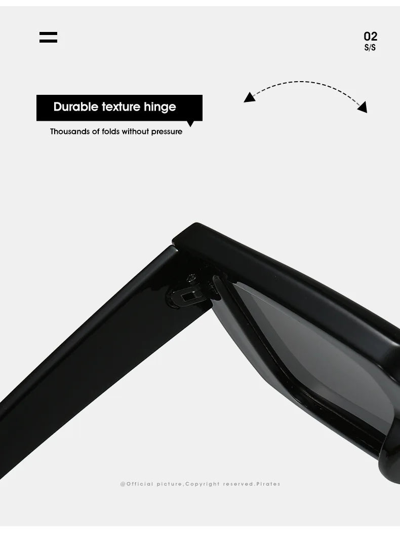 Trendy Designer Square Shades - UV400 Eyewear