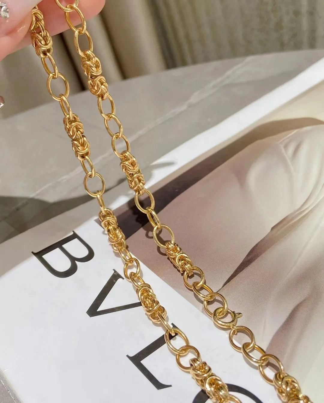 18k Original AU750 Gold Luxury Quality Jewelry