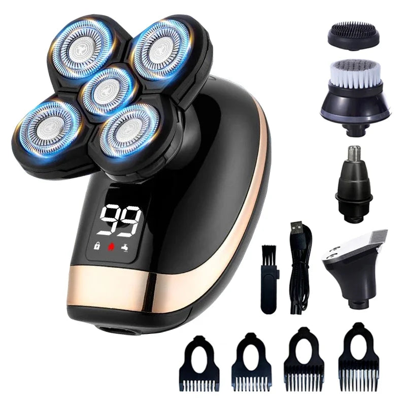 5 IN 1 Electric Rechargeable Waterproof Shaver